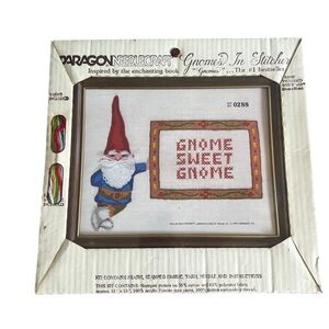 Vintage 1979‎ Paragon Needlecraft Gnome Sweet Gnome Kit